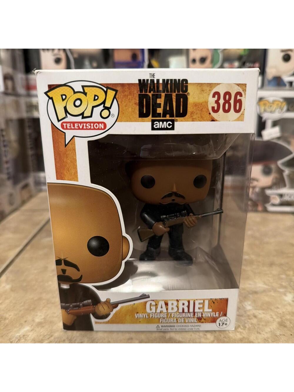 Funko Pop! Vinyl: The Walking Dead - Gabriel Stokes #386 w/Protector
